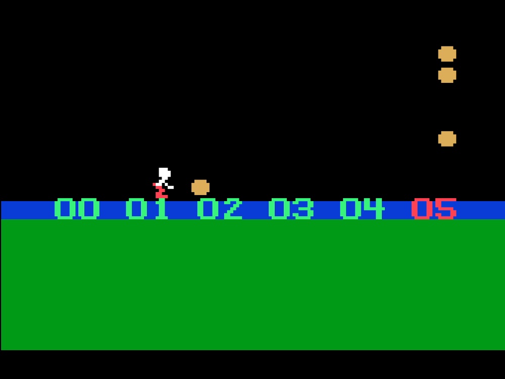 Gameplay of Nimble Numbers Ned for Odyssey 2